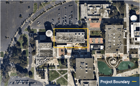 Fine Arts Building Renovation Nearmap with Legend